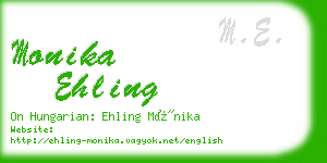 monika ehling business card